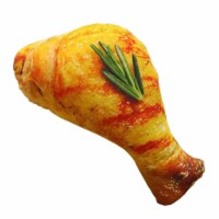 3D Simulation Chicken Leg Pillow Food Shape Back Cushion Plush Stuffed Toy [B]