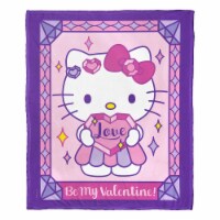 Hello Kitty, Valentine Love Aggretsuko Comics Silk Touch Throw Blanket, 50  x 60