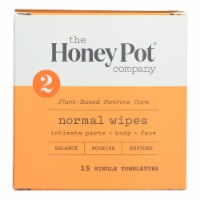 The Honey Pot - Wipes Intimate Nrml Indv - 15 CT