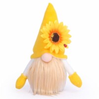 Summer Sunflower Easter Decorations Gnomes - Handemade Faceless Plush Doll - Yellow