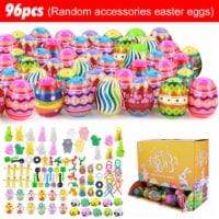 Colorful Egg DIY Craft, Plastic Easter Eggs Candies - Chocolate Gift Boxes for Kids