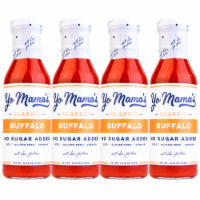 Yo Mama's Foods Keto Buffalo Dipping, Marinade, & Wing Sauce - Mild Heat - 13.75oz - 4 PacK