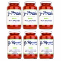 Yo Mama's Foods Keto Tomato Basil Pasta and Spaghetti Sauce - Pack of - 6