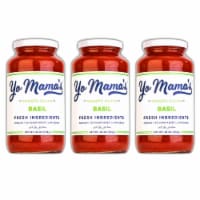 Yo Mama's Foods Keto Tomato Basil Pasta and Spaghetti Sauce - Pack of - 3