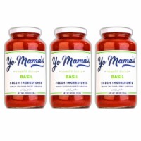 Yo Mama's Foods Keto Tomato Basil Pasta and Spaghetti Sauce - Pack of - 3