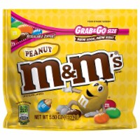 M&M'S - Peanut Chocolate Candy Grab & Go - 5.5 Oz (Pack of 12)
