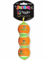 Spunky Pup Squeaky Tennis Ball (2-pack)
