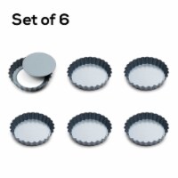 Set of 6 Mini Tart Pans Perspective: Main