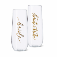Women's Plastic 10 oz. Champagne Cups for Bachelorette Parties, Weddings, and Bridal Showers