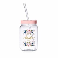 Women's 16 oz. Bride Tribe Plastic Mason Jar