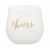 Women's Cheers Silicone Wine Cups by Silipint (14 oz. Wine Glasses)