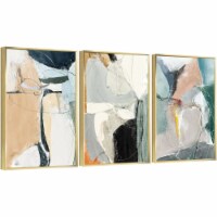 Framed Canvas Wall Paintings-Abstract Wall Art Style 1-Aesthetic Prints for Interior Décor