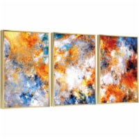 Framed Canvas Wall Paintings - Colorfields In Shades - Aesthetic Prints for Interior Décor