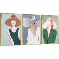 Framed Canvas Wall Paintings - Female Art - Aesthetic Prints for Living Room Bedroom Office