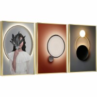Framed Canvas Wall Paintings-Modern Architectural Aesthetics-Aesthetic Prints for Décor