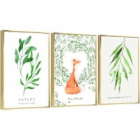 Framed Canvas Wall Paintings - Nature botanical Mood 2 - Aesthetic Prints for Interior Décor