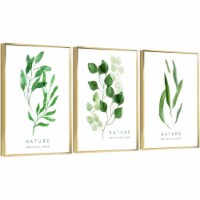 Framed Canvas Wall Paintings - Nature botanical Mood 3 - Aesthetic Prints for Interior Décor