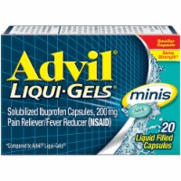 Liqui-Gels Minis Pain and Headache Reliever Ibuprofen Capsules; 200 mg