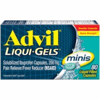 Liqui-Gels Minis Pain and Headache Reliever Ibuprofen Capsules; 200 mg