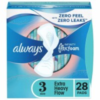 Women's Infinity Feminine Pads with Wings Unscented