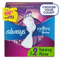Women's Radiant Feminine Pads with Wings Scented