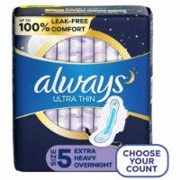 Women's Ultra Thin Overnight Pads with Wings