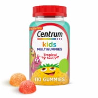 Kids Multivitamin Gummies; Tropical Punch Flavor Made; 110 Count