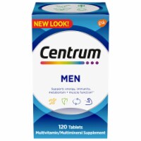 Multivitamin for Men; Multimineral Supplement With Vitamin D3; 120 Count