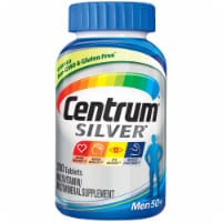 Silver Multivitamin and Mineral Supplement Tablets