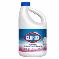 Splash-Less Liquid Bleach; Fresh Meadow (Concentrated Formula) - 77 Ounce
