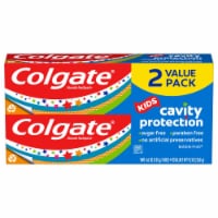 Kids Toothpaste with Fluoride; Mild Bubble Fruit Flavor; 2 Pack; 4.6 oz