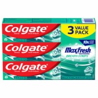 Max Fresh Mini Breath Strips Toothpaste; Clean Mint; 3 Pack; 6.3 oz