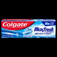 Max Fresh Travel Size Toothpaste with Mini Breath Strips; Cool Mint; 1.0 oz