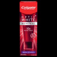 Optic White Renewal Toothpaste Whitening Toothpaste; Enamel Strength; 3 oz Tube