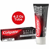 Optic White with Charcoal Whitening Toothpaste; Cool Mint; 4.2 oz Tube