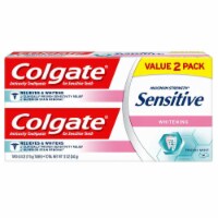 Sensitive Toothpaste; Whitening; Fresh Mint Gel Formula; 6 oz; 2 Pack