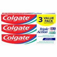 Triple Action Toothpaste; Original Mint; 3 Pack; 6 oz
