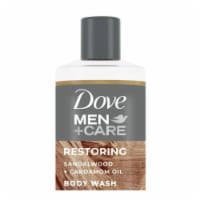 Men+Care Restoring Sandalwood + Cardamom Oil Liquid Body Wash; 18 oz