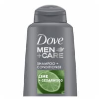 Men+Care Thickening 2 in 1 Shampoo Plus Conditioner with Lime + Cedarwood; 20.4 fl oz