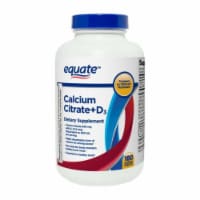 Calcium Citrate + D3 Tablets Dietary Supplement; 630 mg; 180 Count