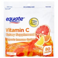Vitamin C Dietary Supplement Drops; 80 Count