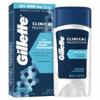 Men's Clinical Clear Gel Antiperspirant Deodorant; Cool Wave; 2.6 oz