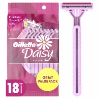 Women's Daisy Disposable Razors; 2-Bladed; 18 Count