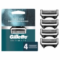 Intimate Groin Razor Cartridges; 4 Razor Blade Refills
