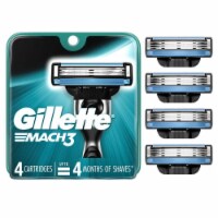 Mach3 Men's Razor Blades; 4 Blade Refills
