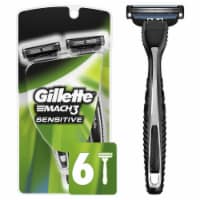 Men's Mach3 Sensitive Disposable Razors; 6 Count