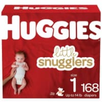Little Snugglers Comfortable and Latex-Free Diapers Size 1; Count 168