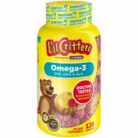 Kids Omega-3 DHA; EPA and ALA Gummy; 120 Count