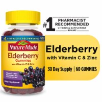 Elderberry with Vitamin C and Zinc Gummies; Dietary Supplement; 60 Count