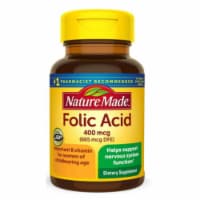 Folic Acid 400 mcg (665 mcg DFE) Tablets; 250 Count